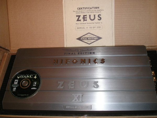 Hifonics Zues Amplifier
